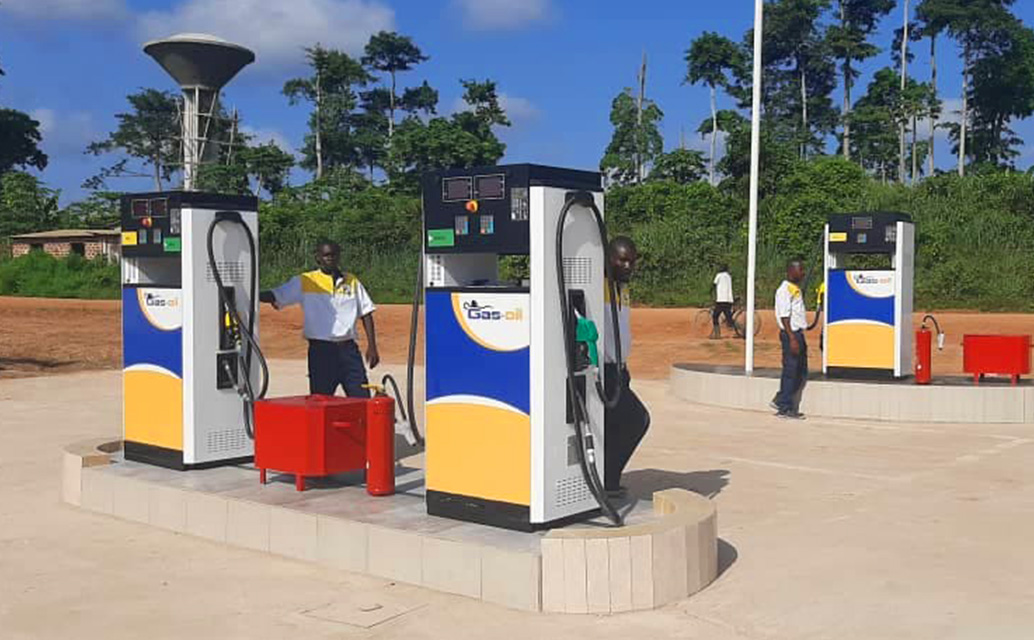 Ouverture de la station-service de HERMANKONO-DIES